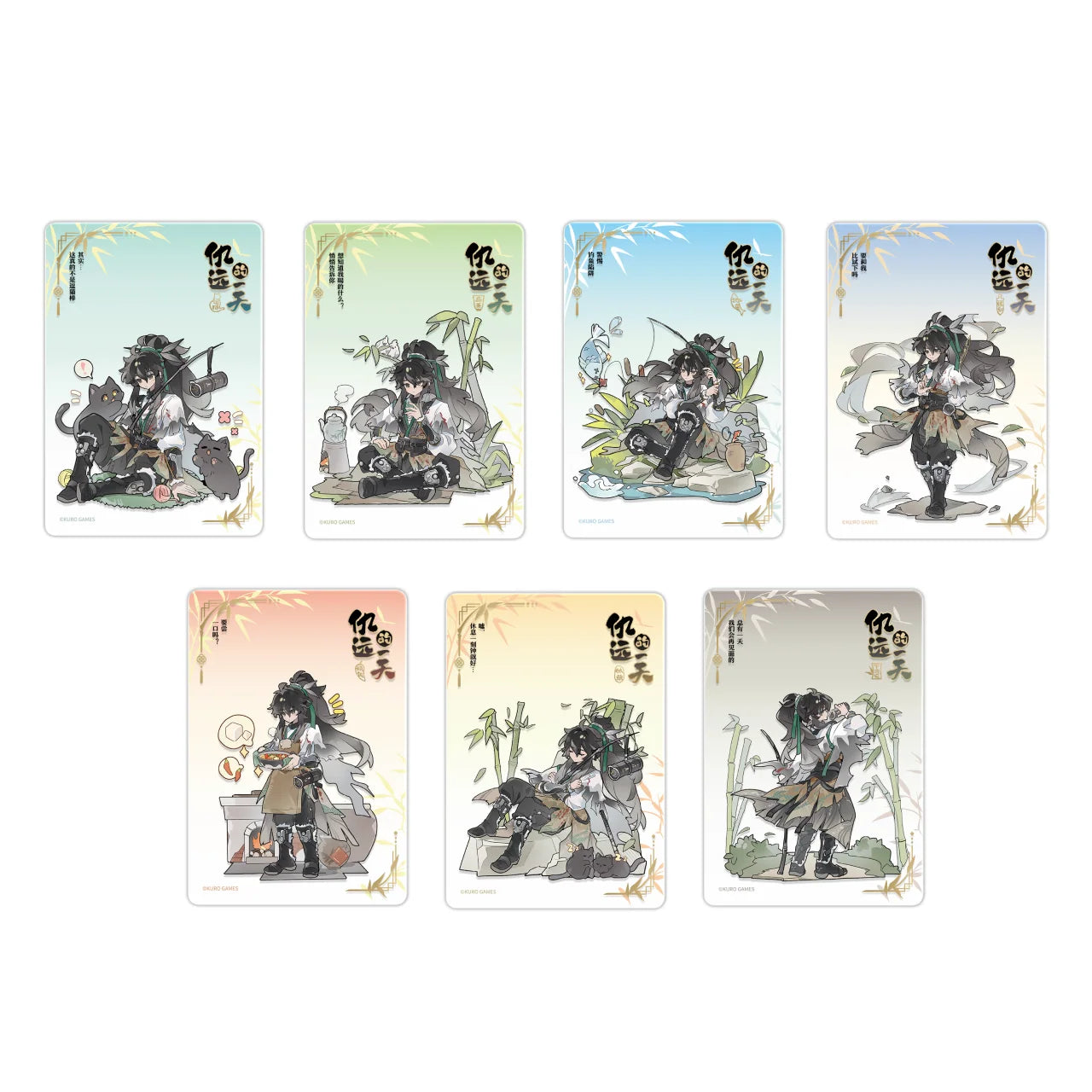 Wuthering Waves - Qiuyuan's Daily Series Acrylic Clear Card KURO GAMES