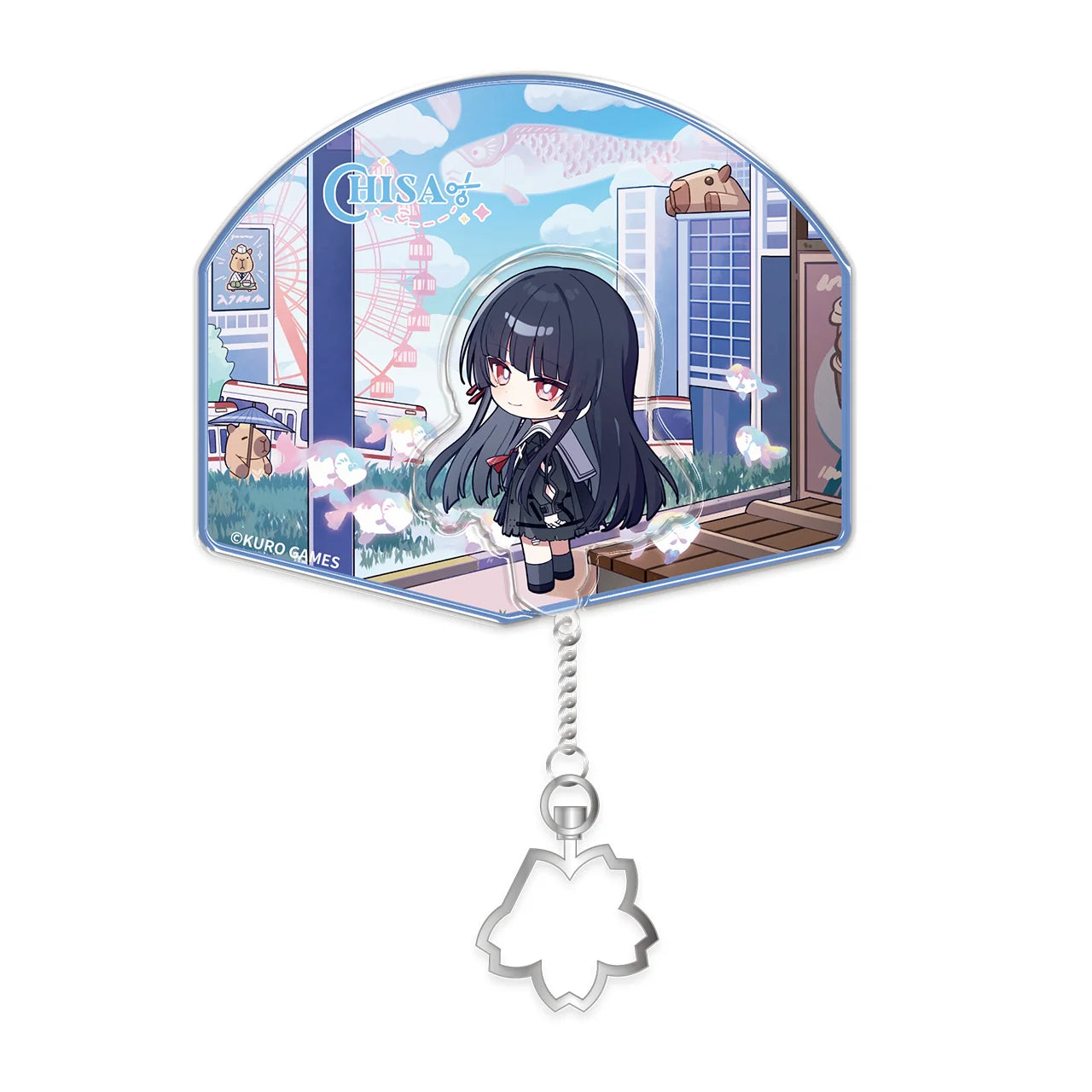 Wuthering Waves - Chisa Resonator Themed Chibi Acrylic Fridge Magnet KURO GAMES