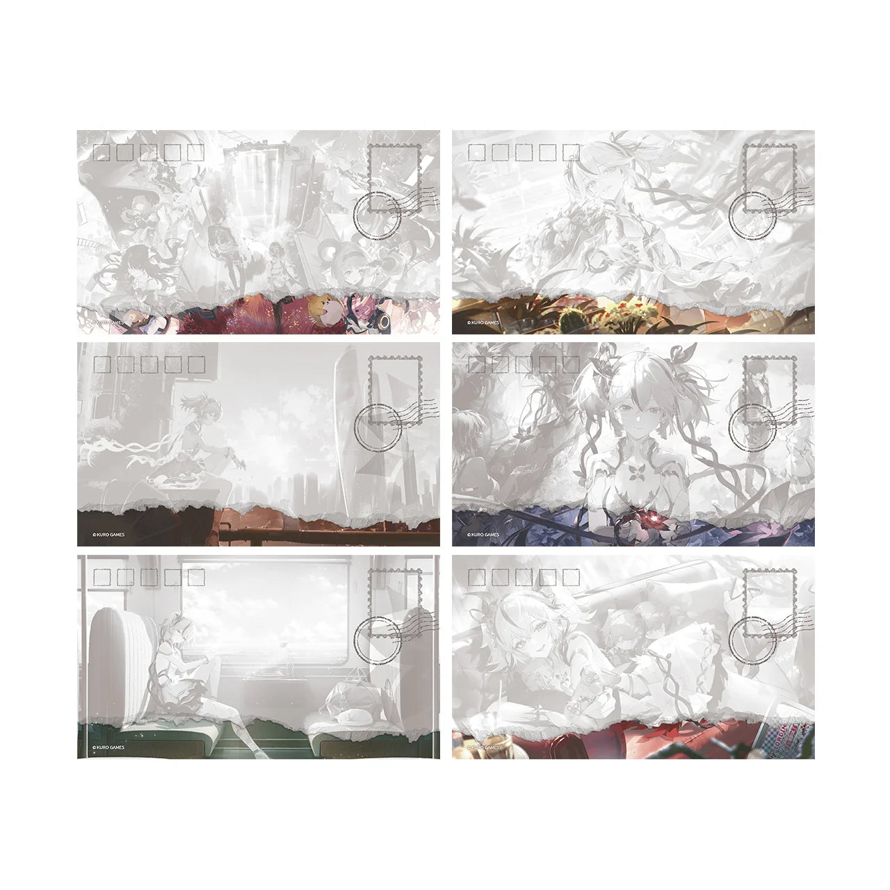 Wuthering Waves - Resonator Themed Story Cinematics Postcard Set KURO GAMES