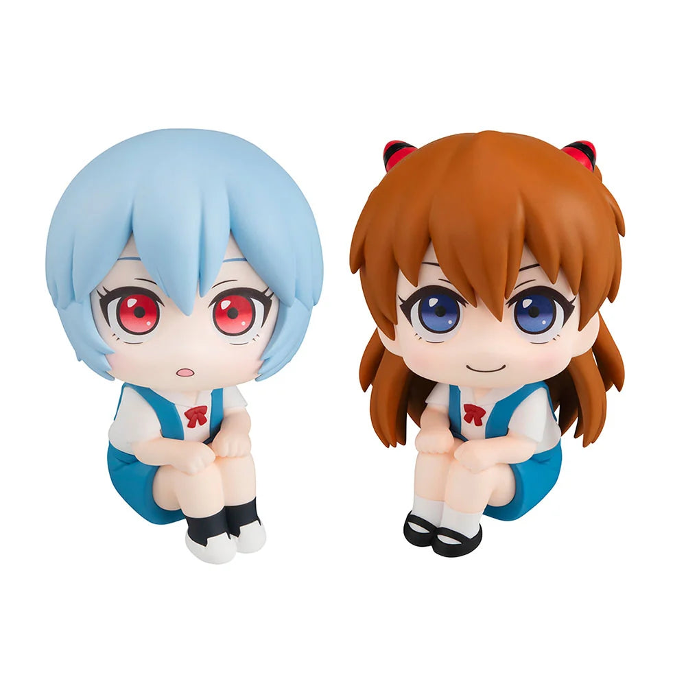 Evangelion - Rei Ayanami & Shikinami Asuka Langley Set [with gift] Mini Figure MegaHouse