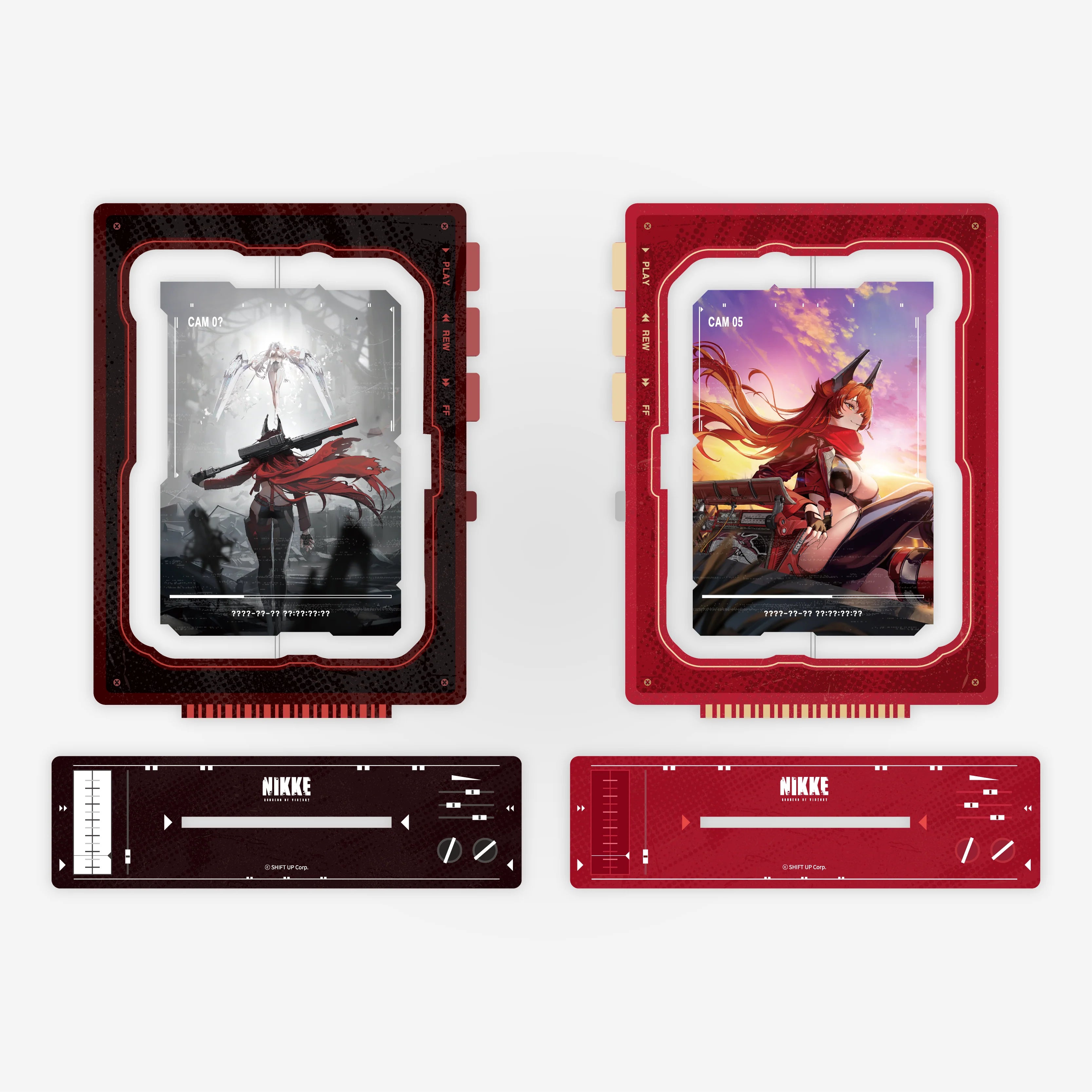 GODDESS OF VICTORY: NIKKE - Red Hood & Scarlet Rotating Double-sided Acrylic Stand MZFAMILY