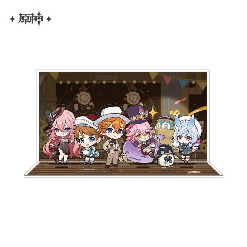 Genshin Impact - 2024 Carnival Gathering Series Chibi Scene Acrylic Stand Set miHoYo