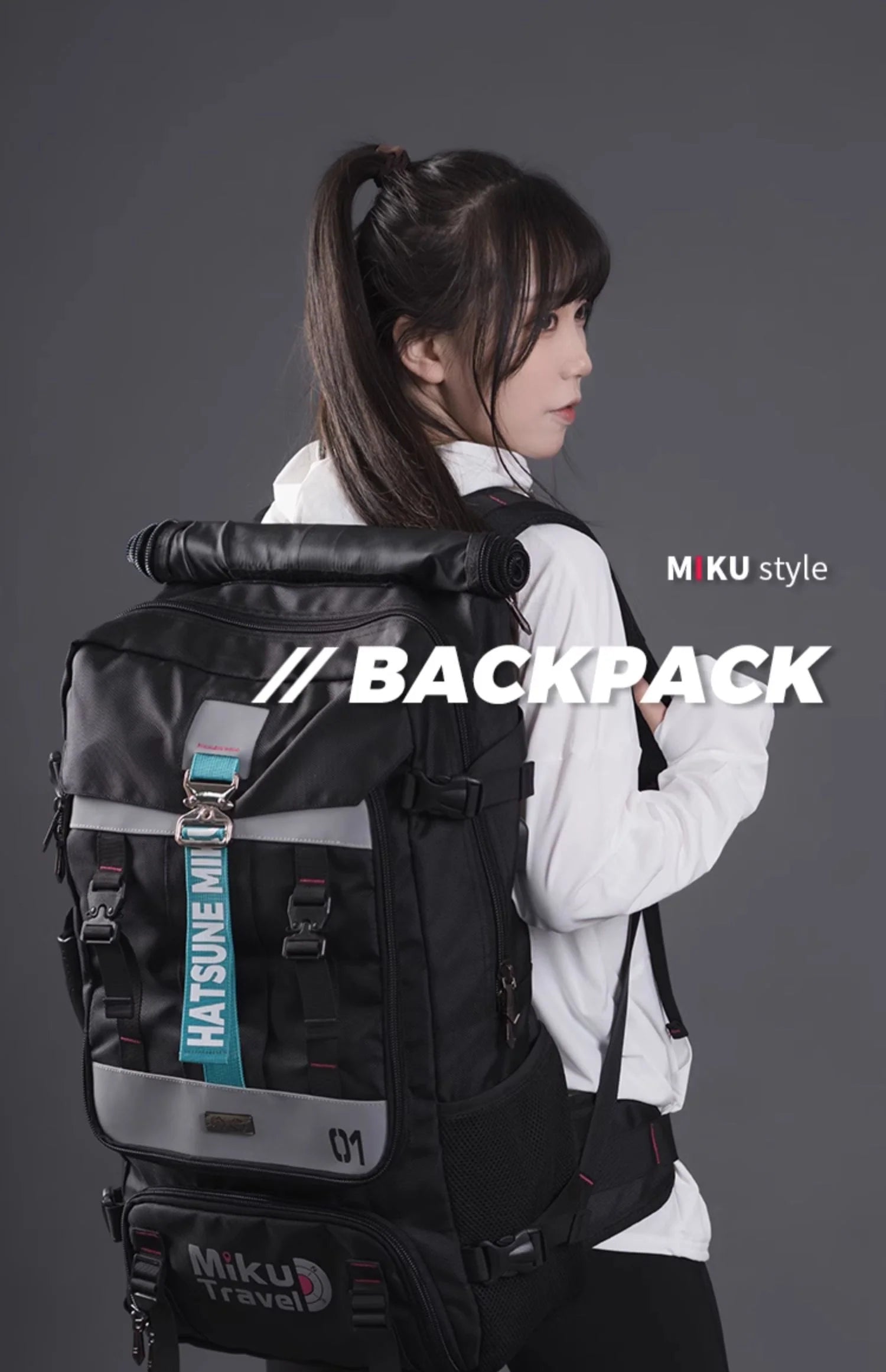 Hatsune Miku - Hatsune Miku Mikutravel Series Outdoor Hiking Backpack Moeyu