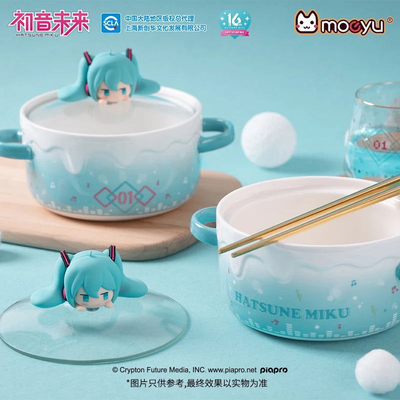 Hatsune Miku - Hatsune Miku Angry Pouty Face Bowl (with lid) Moeyu