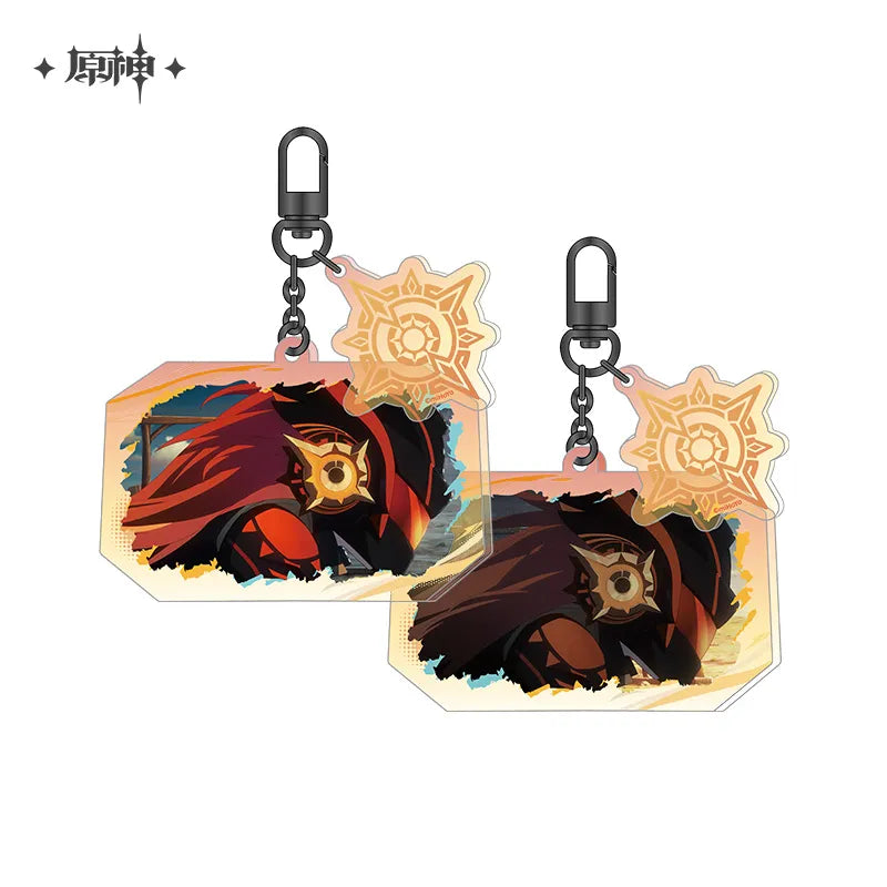 Genshin Impact - Sunset Series Badge Pendant Accordion Page Film Set miHoYo