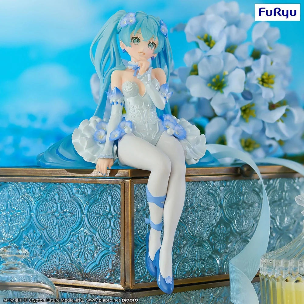 Hatsune Miku - Hatsune Miku(Flower Fairy Nemophila Ver. re-run) Noodle Stopper Prize Figure FuRyu Corporation