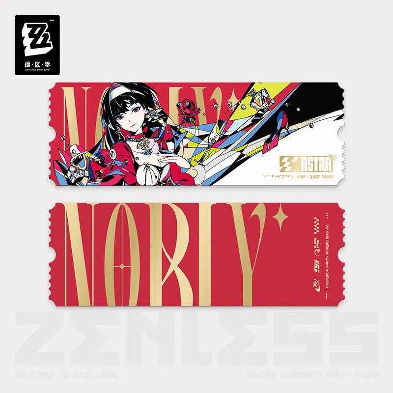 Zenless Zone Zero - Stars Of Lyra Series Astra Live Collectible Ticket Set miHoYo