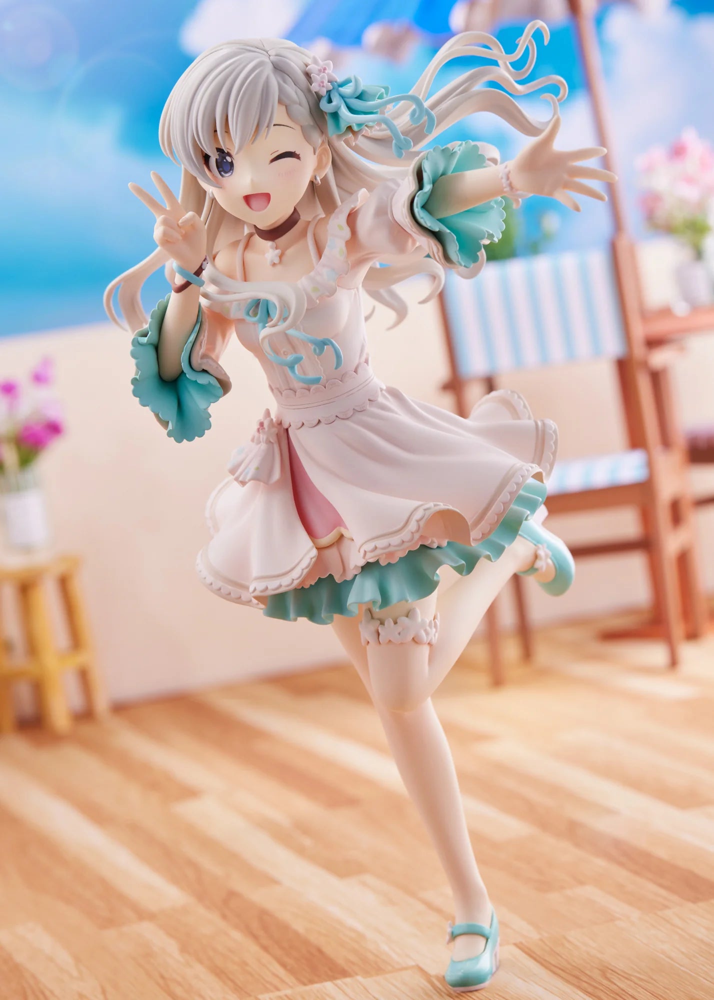 THE IDOLM@STER CINDERELLA GIRLS - Hayate Hisakawa (O-Ku-Ri-Mo-No Sunday ! Ver) 1/7 Scale Figure PLUM PMOA
