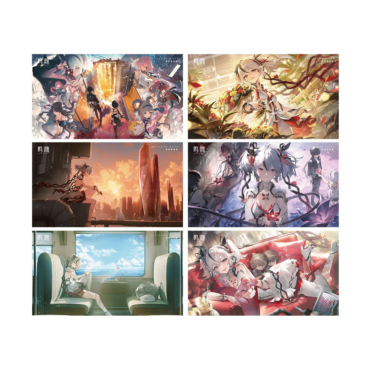 Wuthering Waves - Resonator Themed Story Cinematics Postcard Set KURO GAMES
