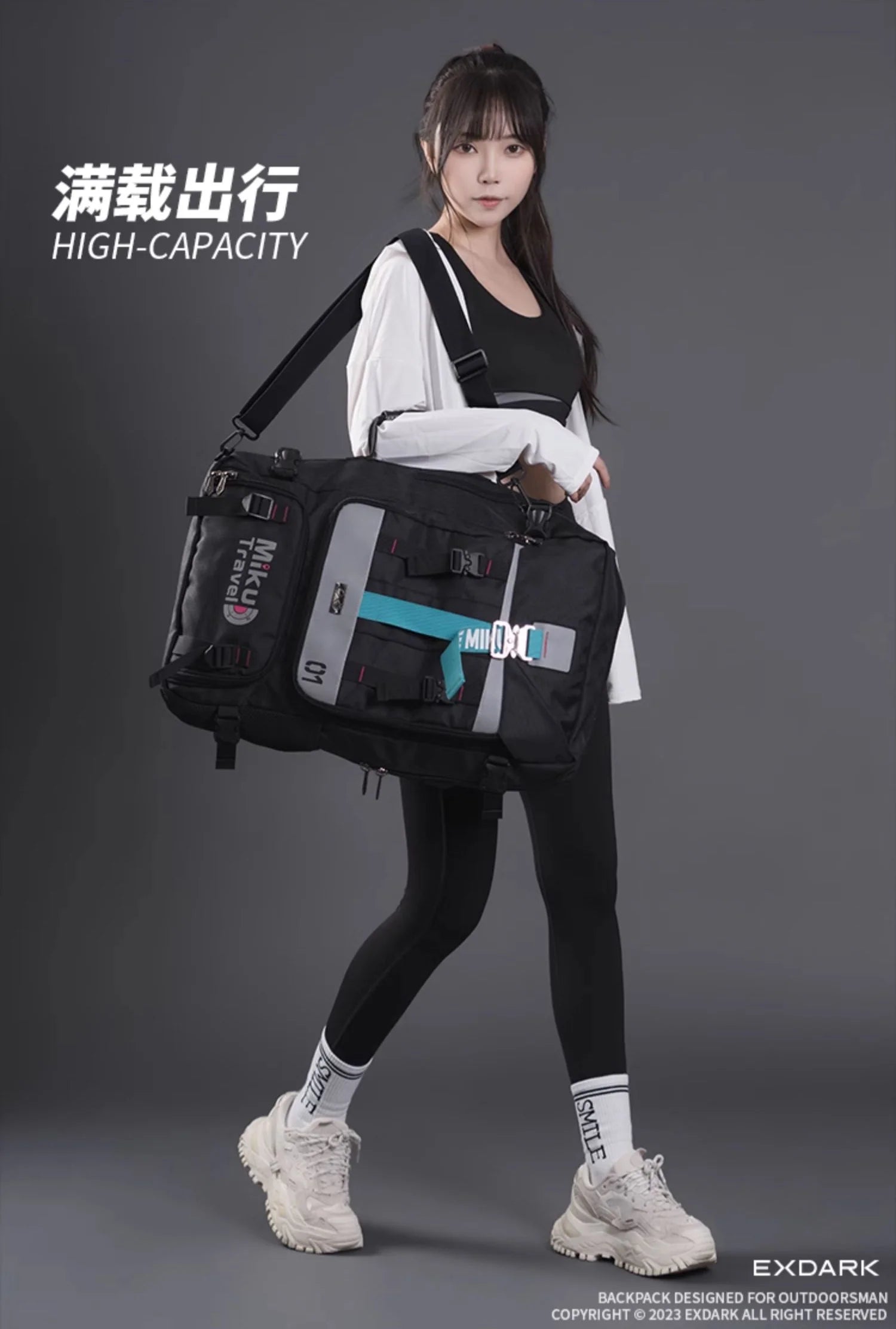 Hatsune Miku - Hatsune Miku Mikutravel Series Outdoor Hiking Backpack Moeyu