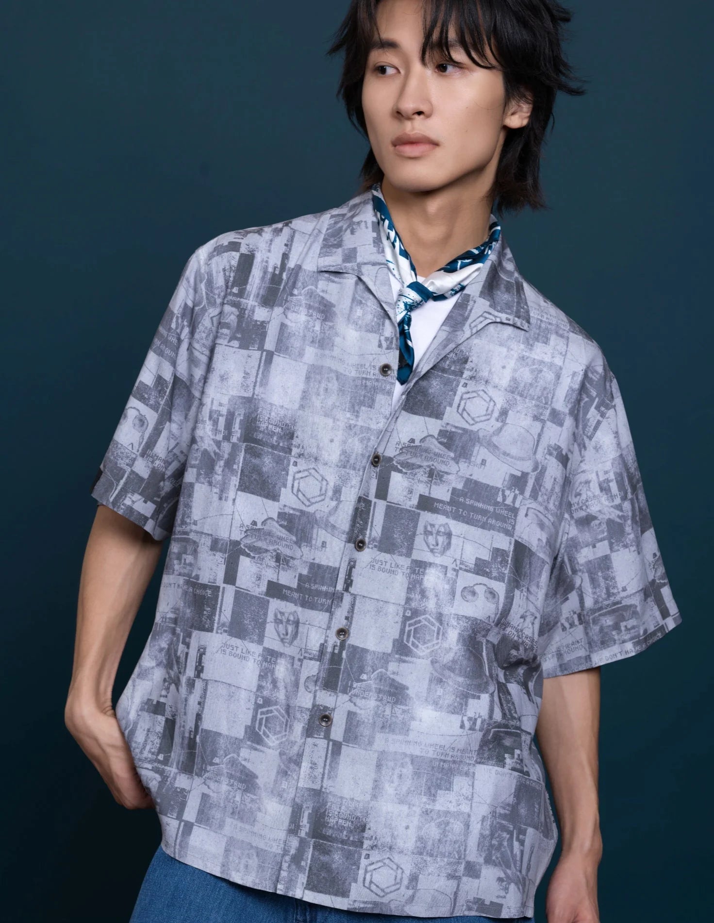 Reverse: 1999 - 6 Whither to Wander Printed Shirt BLUEPOCH