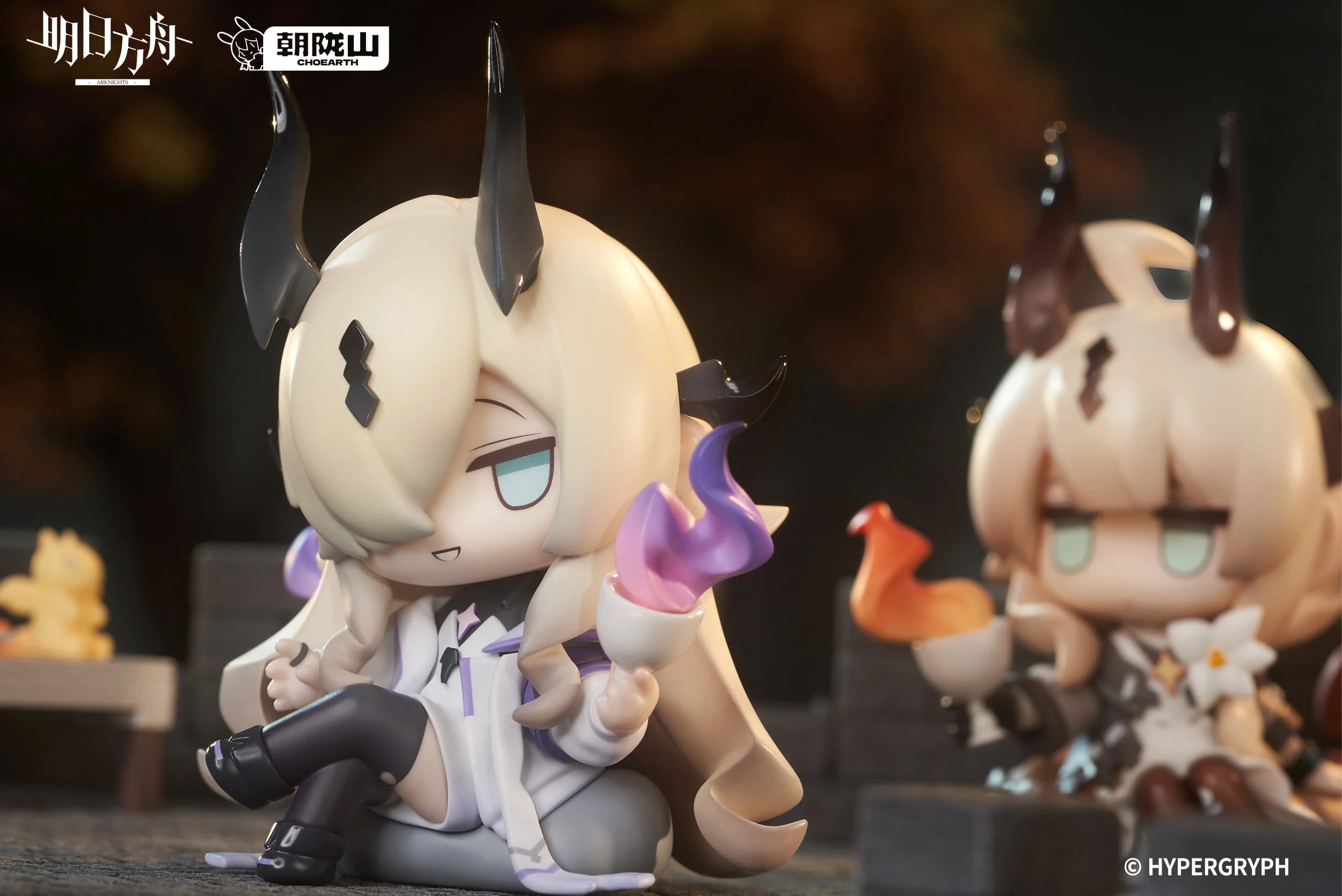 Arknights - Necrass & Reed the Flame Shadow ChatChat Series Chibi Figure HYPERGRYPH