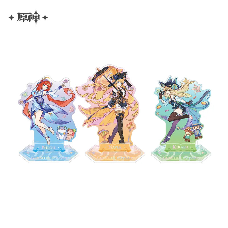 Genshin Impact - Summertide Scales and Tales Badge & Acrylic Stand miHoYo