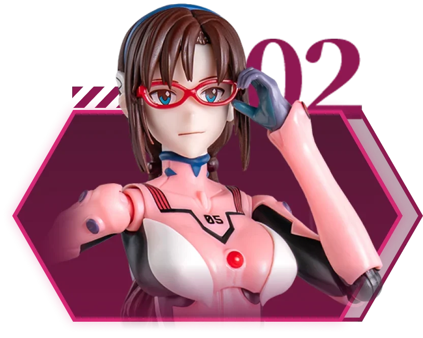Evangelion - Mari Makinami Illustrious Fantastics Series Action Figure Blokees
