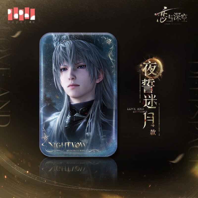 Love and Deepspace - Xavier King of Darknight Series Square Badge InFold Games