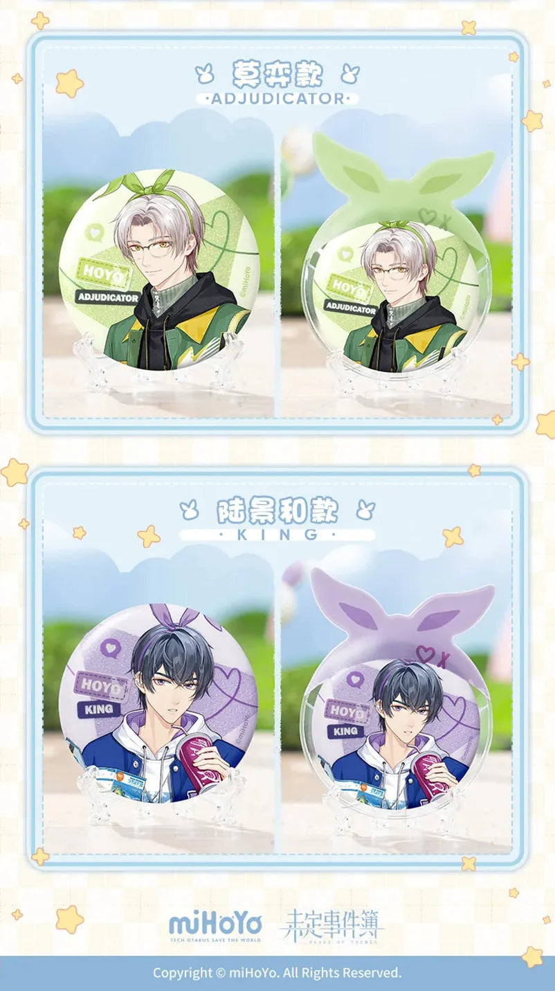 Tears of Themis - HoHo Luck Series Badge & Protective Case Set miHoYo