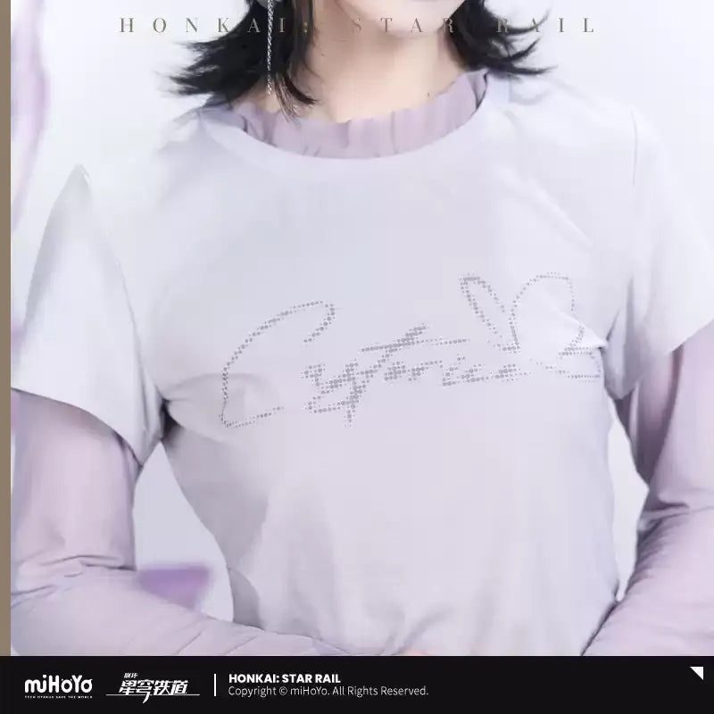 Honkai: Star Rail - Castorice Impression Faux Layered T-Shirt miHoYo