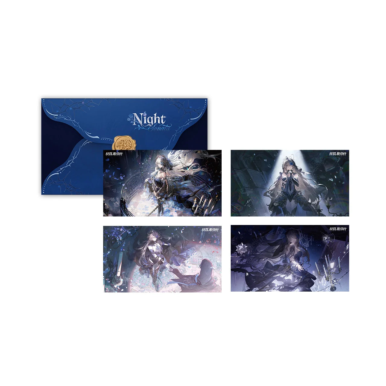 Punishing: Gray Raven - Bianca: Crepuscule | Night Sonata CG Postcard Set KURO GAMES