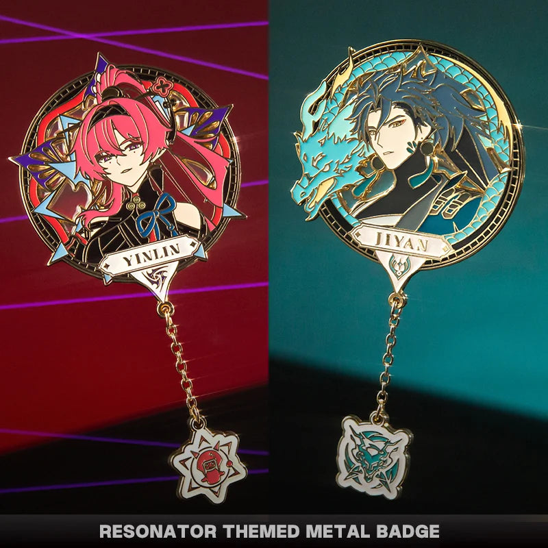 Wuthering Waves - Resonator Themed Metal Badge KURO GAMES