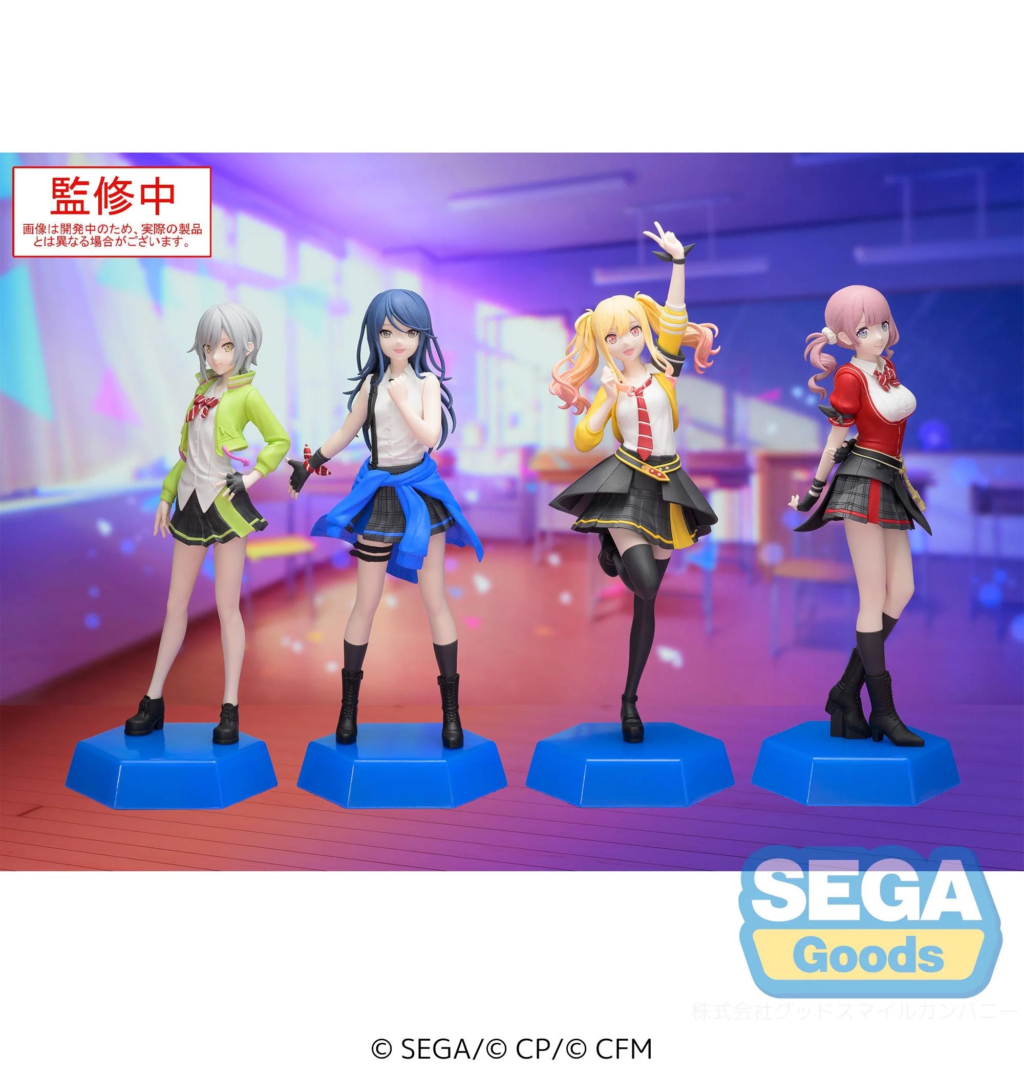 HATSUNE MIKU - Hoshino Ichika & Tenma Saki & Mochizuki Honami & Hinomori Shiho Desktop x Decorate Collections Prize Figure SEGA