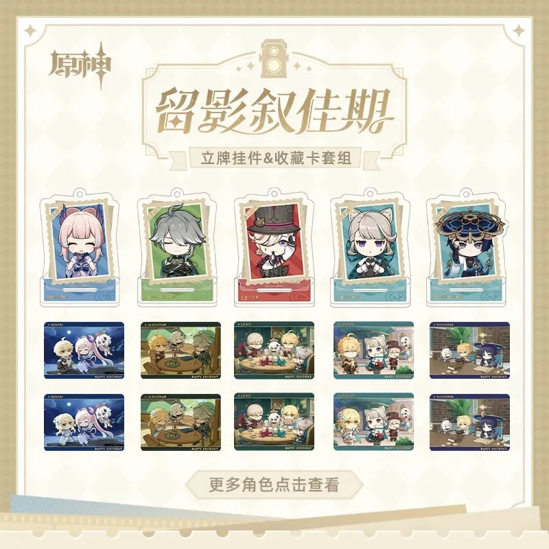Genshin Impact - Capturing the Good Times Series Acrylic Stand & Collection Card Set miHoYo
