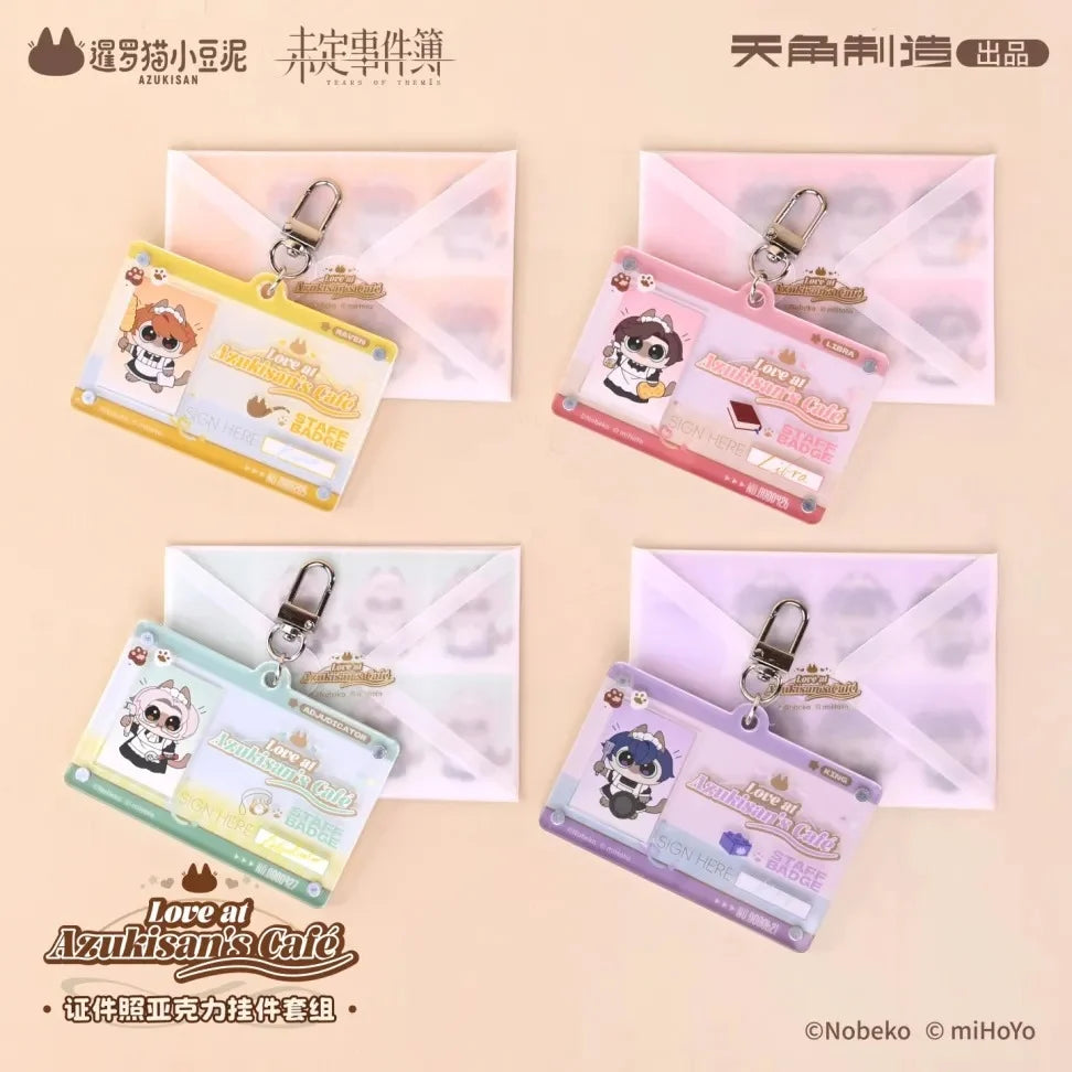 Tears of Themis - Love At Azukisan's Cafe Series ID Photo Acrylic Pendant Set miHoYo