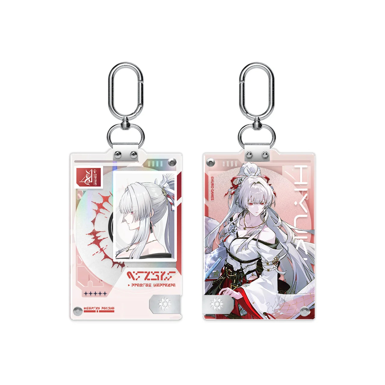 Wuthering Waves - Hiyuki & Denia Entry Permit Series ID Card Keychain KURO GAMES