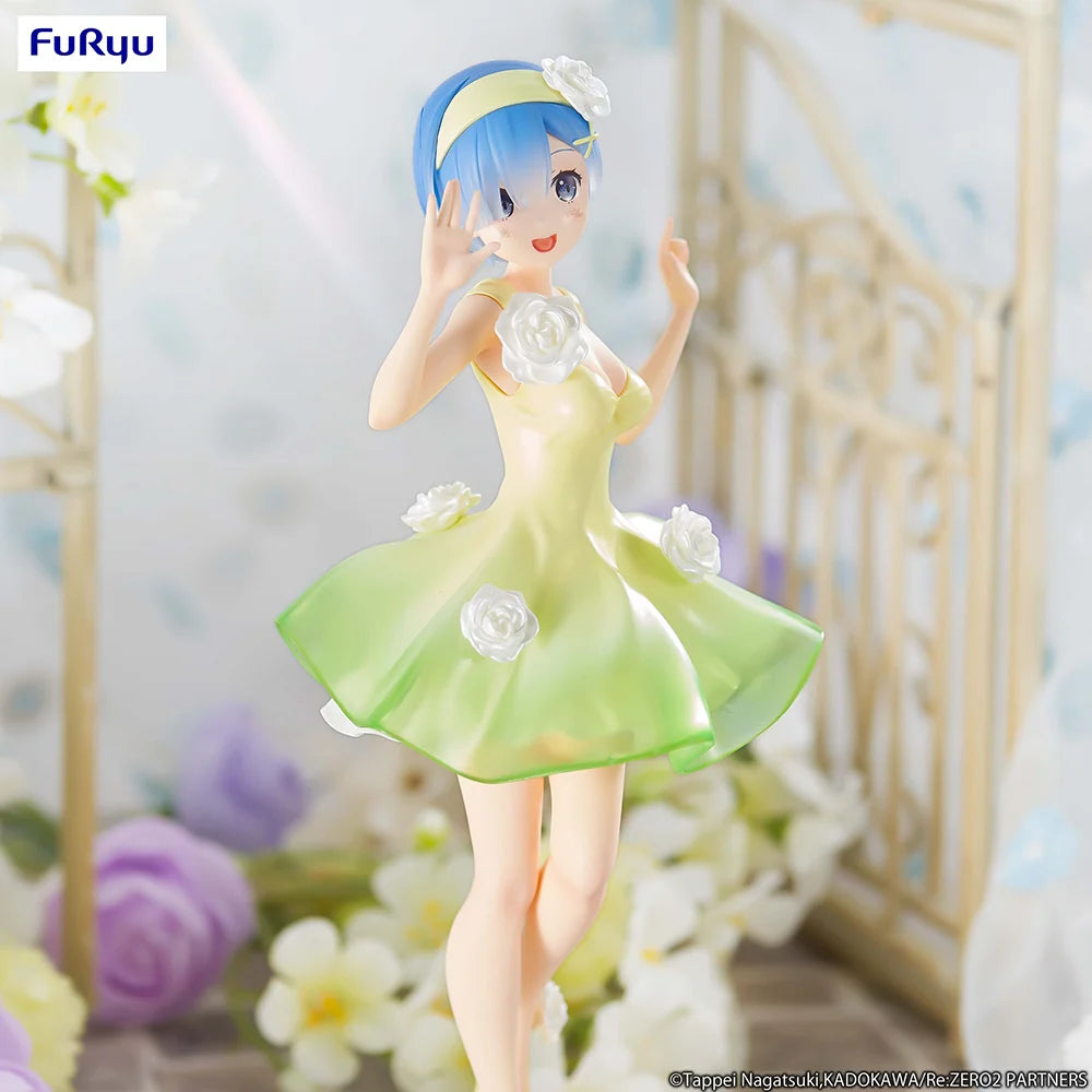 Re:ZERO Starting Life in Another World - Rem(Flower Dress Ver.) Trio-Try-iT Prize Figure FuRyu Corporation