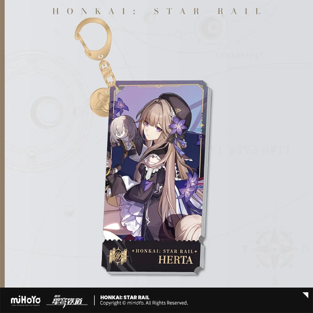 Honkai: Star Rail - The Erudition Path Character Acrylic Warp Artwork Acrylic Keychain miHoYo