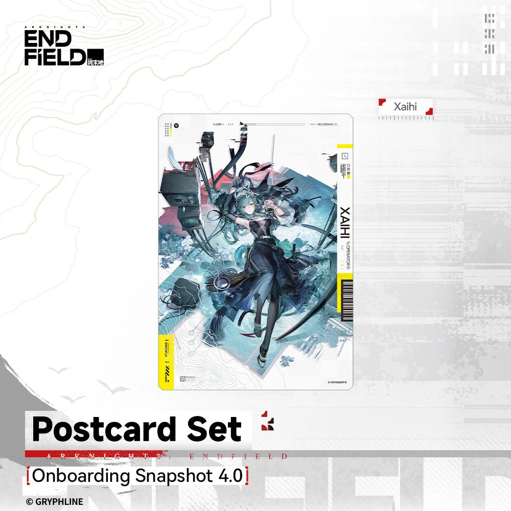 Arknights: Endfield - Onboarding Snapshot 4.0 Postcard Set HYPERGRYPH