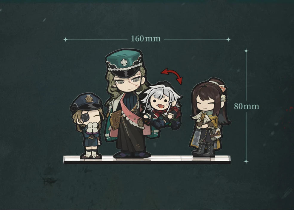 Reverse: 1999 - Wobbly Train Attendants Acrylic Stand Set BLUEPOCH