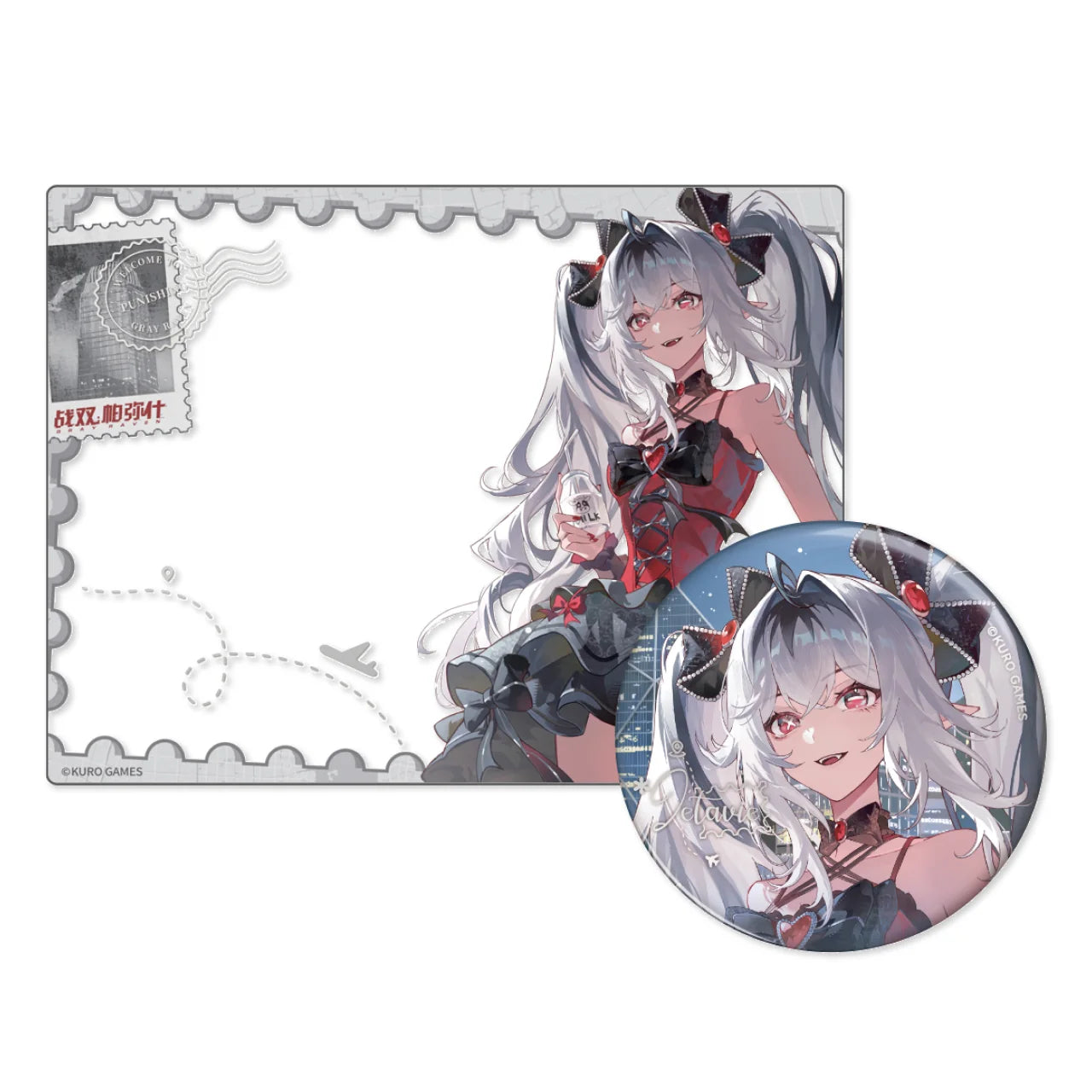 Punishing: Gray Raven - Echoes of Elsewhere 6th Anniversary Badge Transparent Card Set KURO GAMES