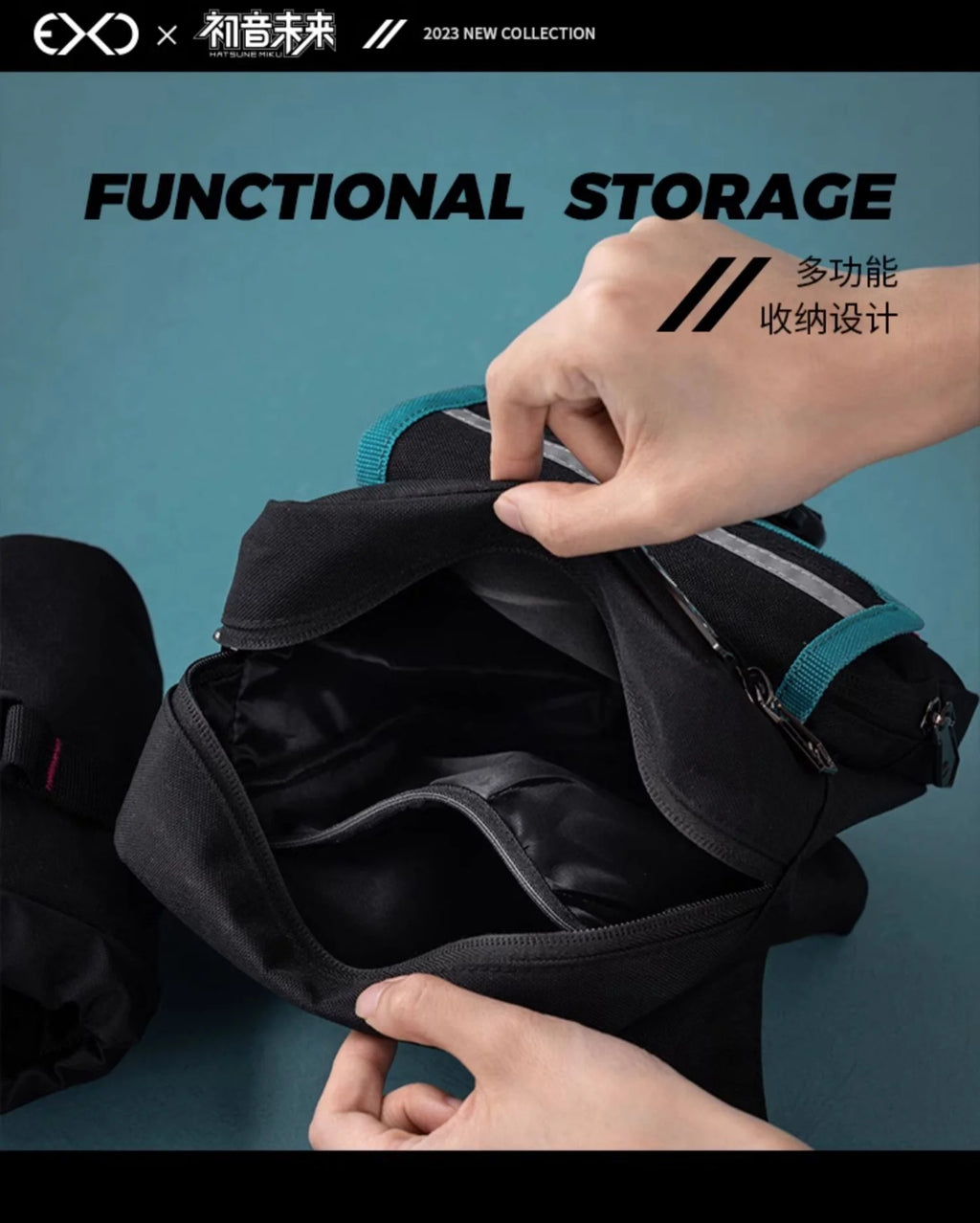 Hatsune Miku - Hatsune Miku Mikutravel Series Outdoor Belt Bag Moeyu
