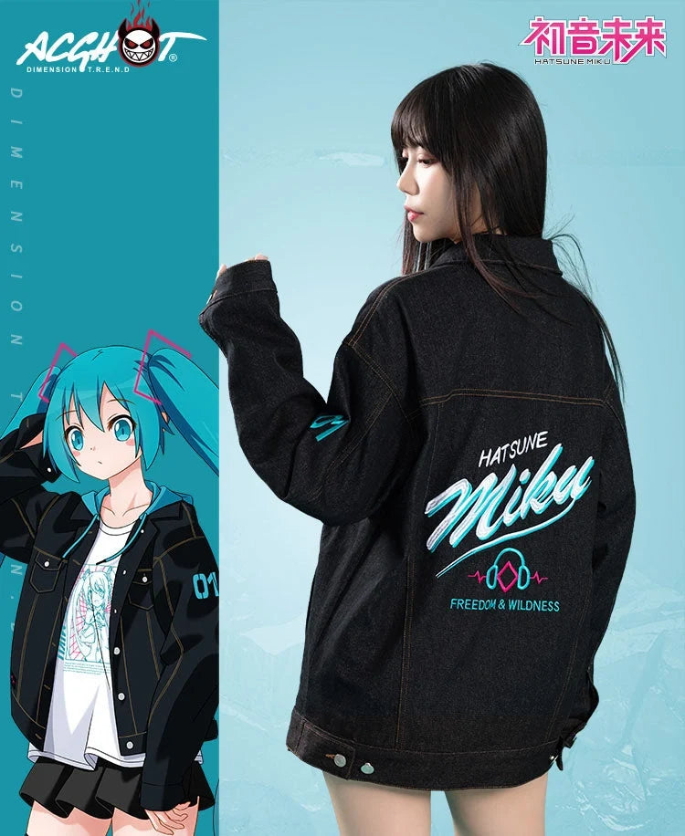 Hatsune Miku - Hatsune Miku 2021 Denim Jacket Outerwear Moeyu