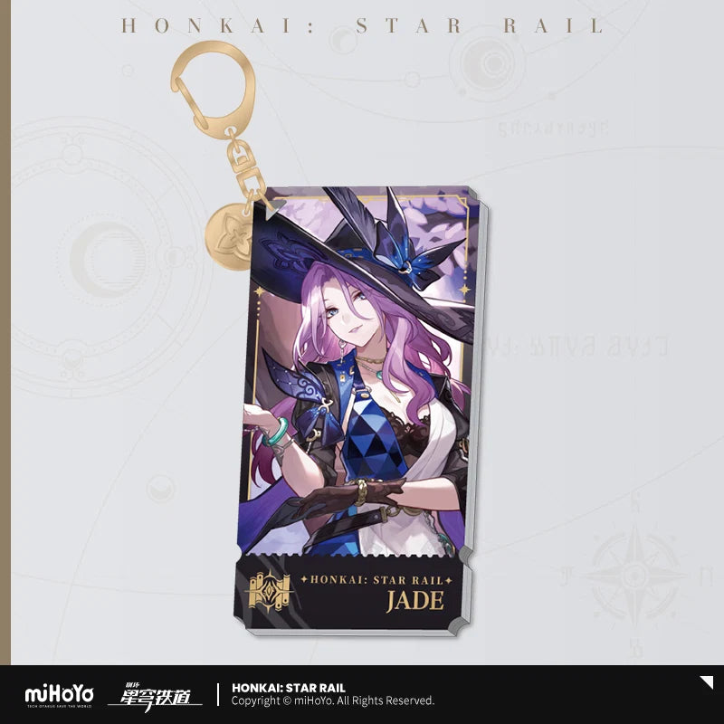 Honkai: Star Rail - The Erudition Path Character Acrylic Warp Artwork Acrylic Keychain miHoYo