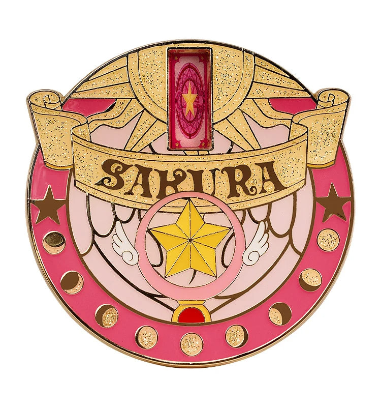 Cardcaptor Sakura 25th Anniversary -Star Wand Metal Badge GoodSmile Moment