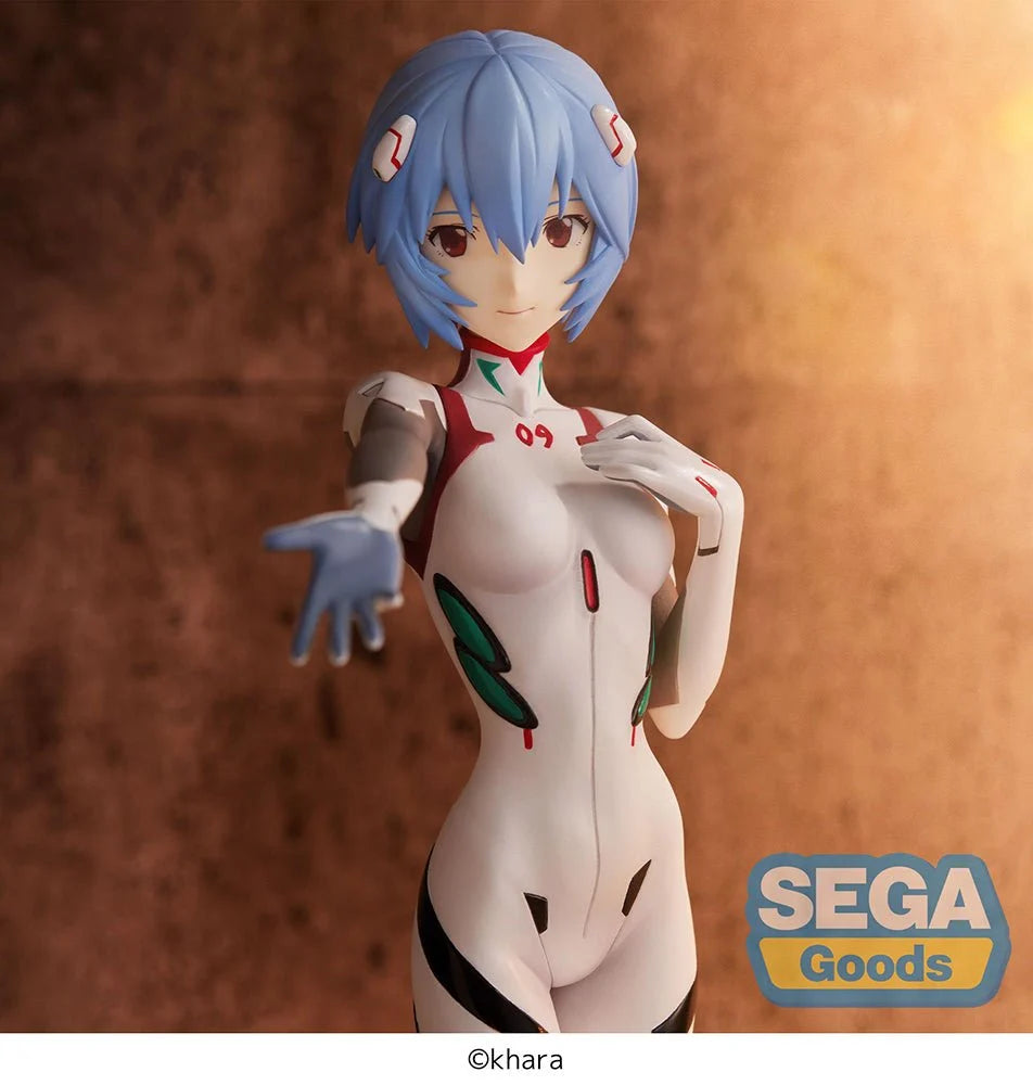 EVANGELION - Thrice Upon a Time Rei Ayanami Hand Over/Momentary White Prize Figure SEGA