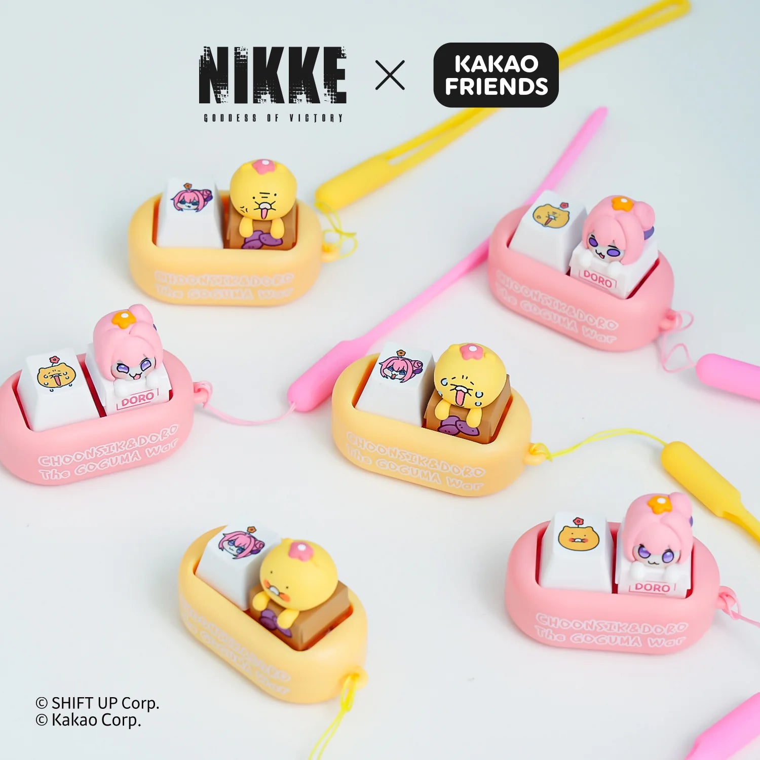Goddess of Victory: Nikke - Doro＆Choonsik KAKAO FRIENDS Collab Series Keycap Blind Box GNF TOYZ