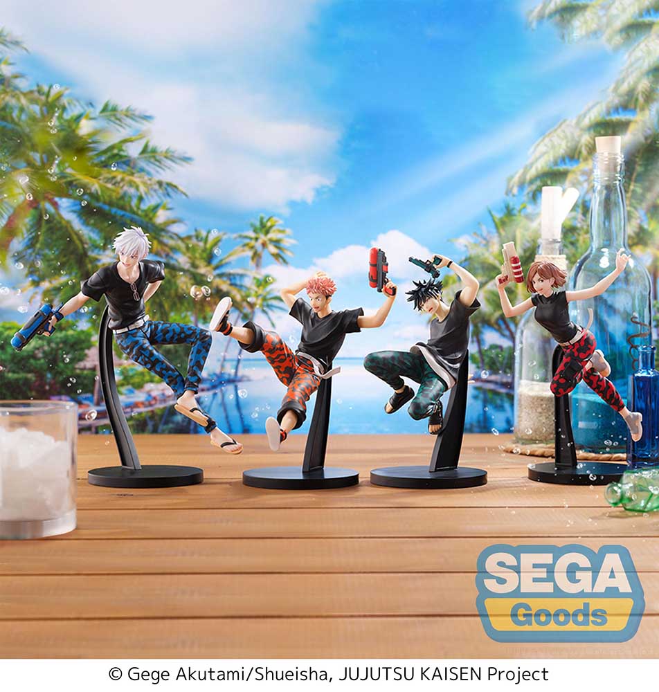 Jujutsu Kaisen - Yuji Itadori & Megumi Fushiguro & Nobara Kugisaki & Satoru Gojo SPLASH×BATTLE Prize Figure SEGA