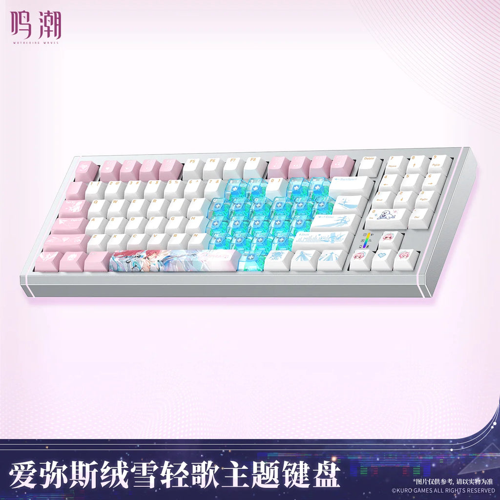 Wuthering Waves - Aemeath Snowfluff Whispers Themed Keyboard KURO GAMES