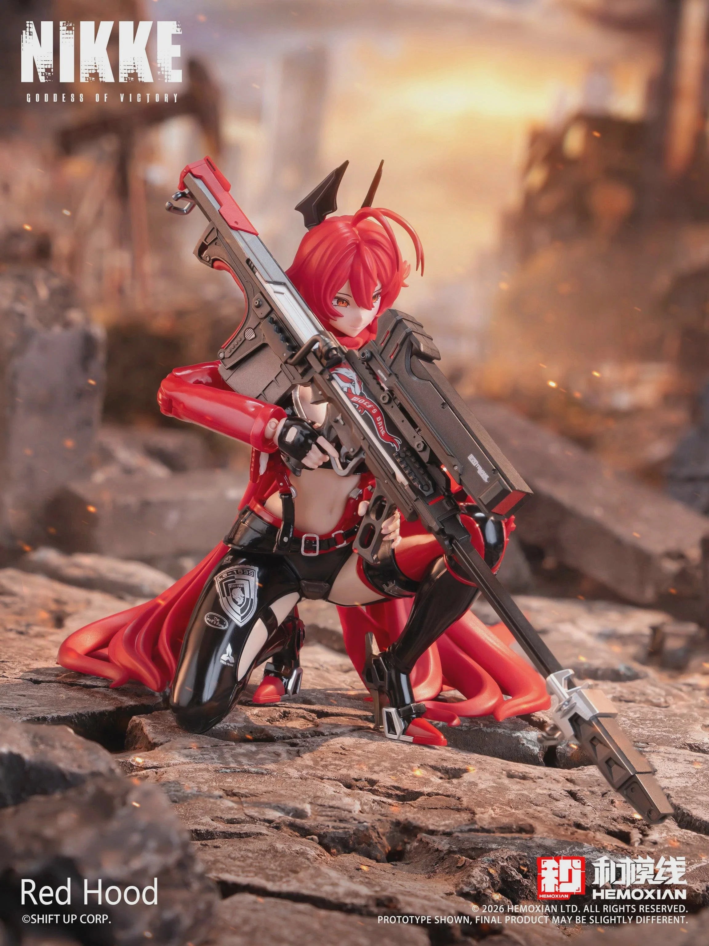 Goddess of Victory: Nikke - Red Hood 1/12 Plastic Model Kit HEMOXIAN