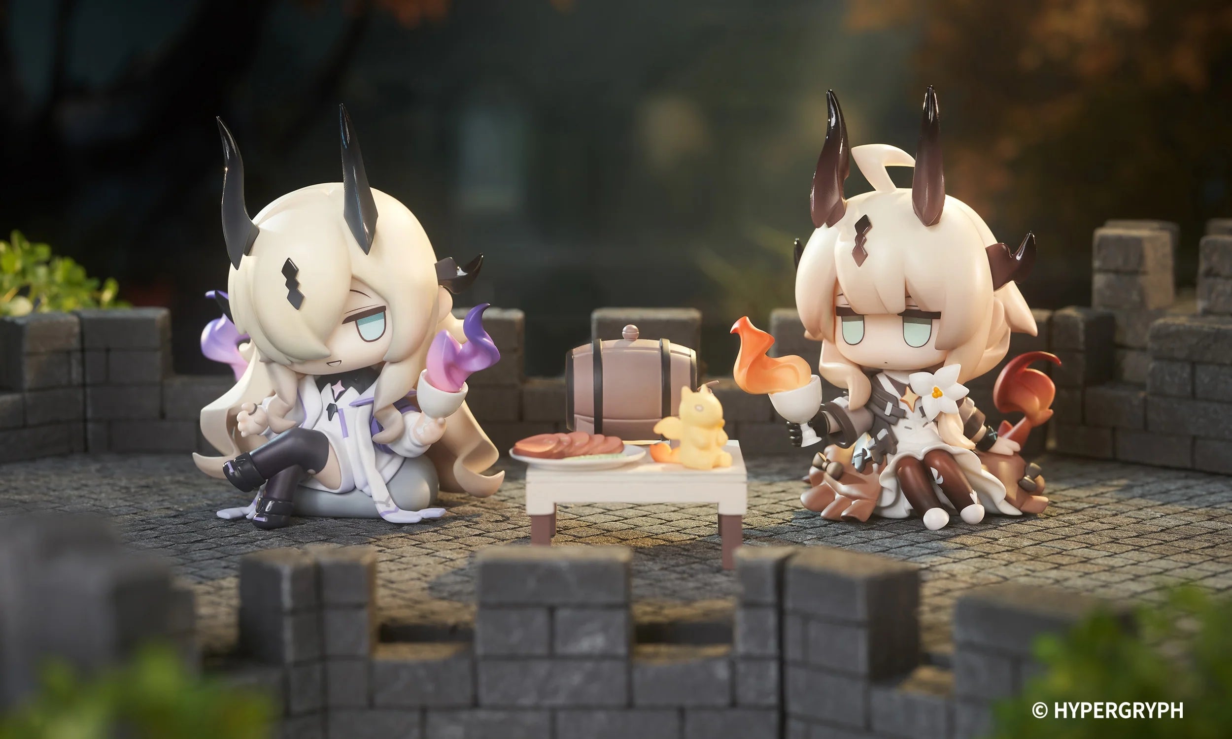 Arknights - Necrass & Reed the Flame Shadow ChatChat Series Chibi Figure HYPERGRYPH