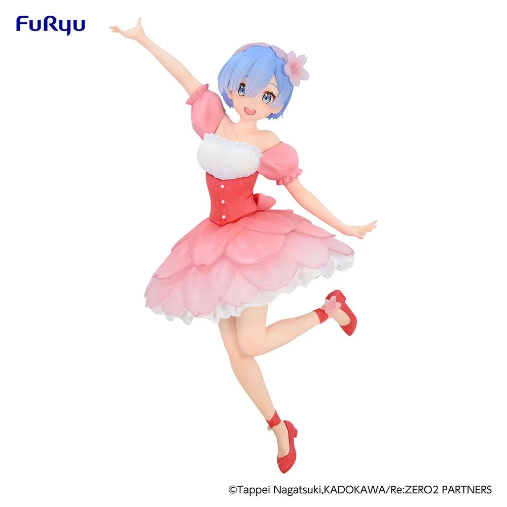 Re:Zero - Trio Try iT Figure Rem Cherry Blossoms Prize Figure FuRyu Corporation
