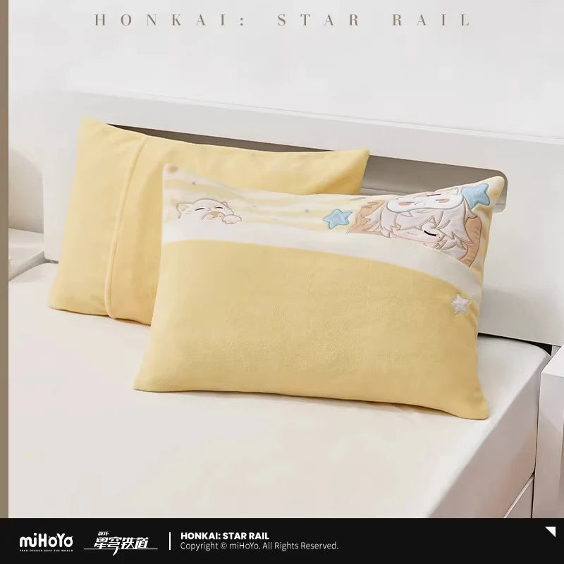 Honkai: Star Rail - Boys Dorm Chibi Home Series Coral Fleece Pillowcase miHoYo