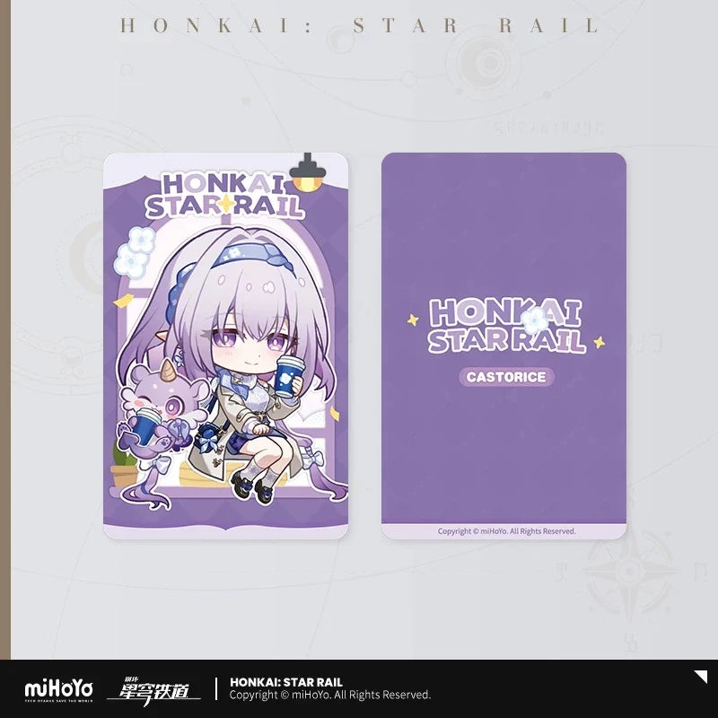 Honkai: Star Rail - Castorice & Phainon Express Travel Notes Chibi Collectible Card miHoYo