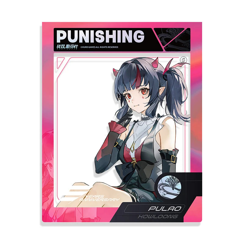 Punishing: Gray Raven - New Adventure Theme 5th Anniversary Celebration Art Paper Frame Card KURO GAMES