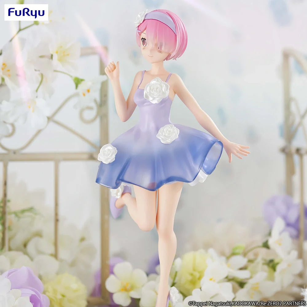 Re:ZERO Starting Life in Another World - Ram(Flower Dress Ver.) Trio-Try-iT Prize Figure FuRyu Corporation