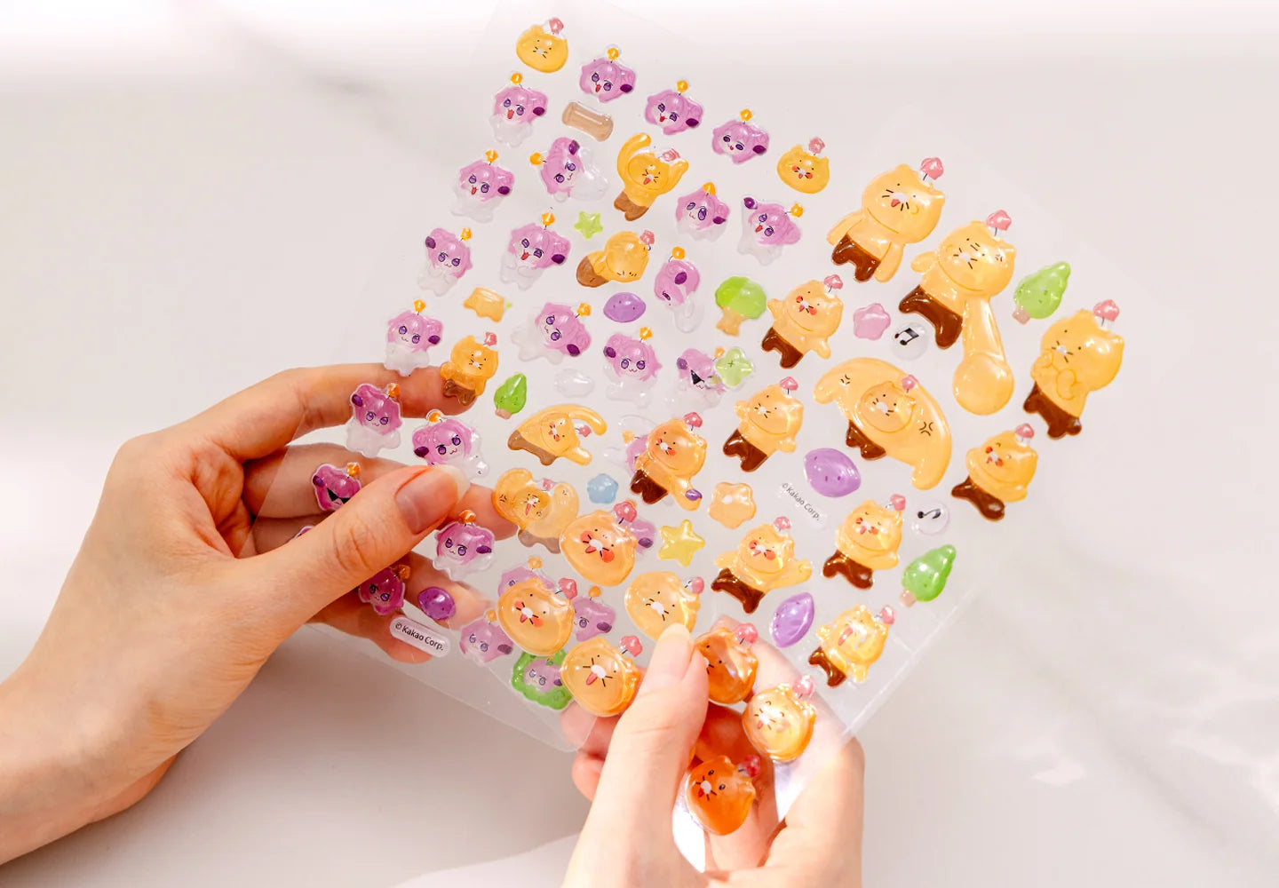 Goddess of Victory: Nikke - Doro＆Choonsik KAKAO FRIENDS Collab Series 3D Puffy Stickers GNF TOYZ