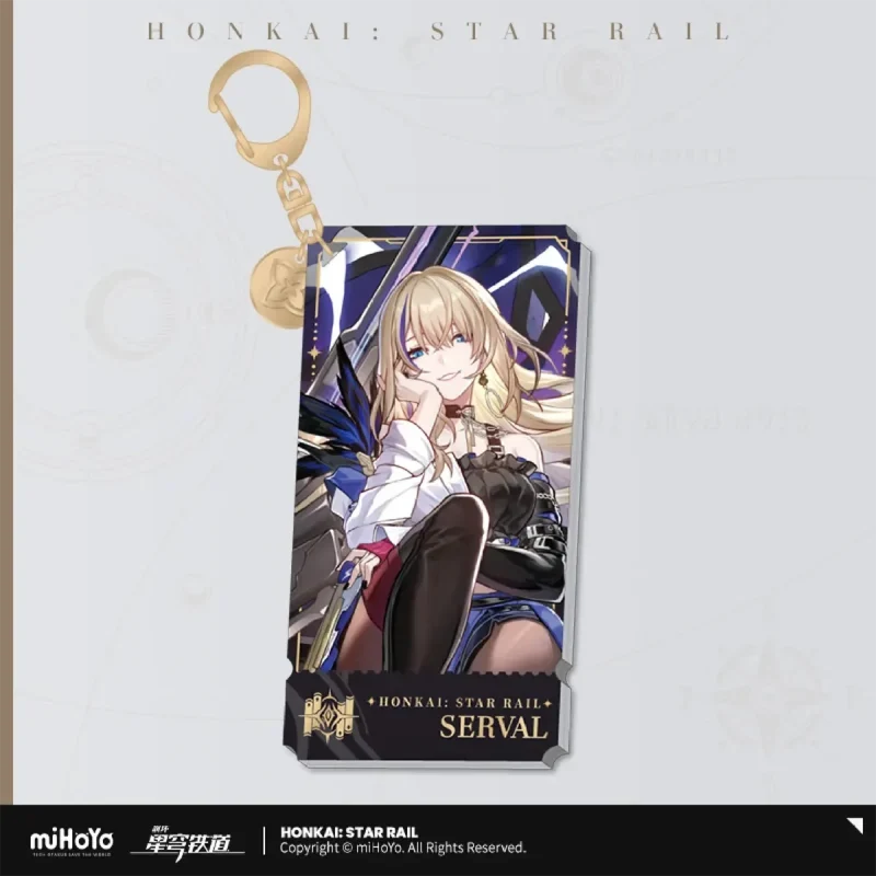 Honkai: Star Rail - The Erudition Path Character Acrylic Warp Artwork Acrylic Keychain miHoYo