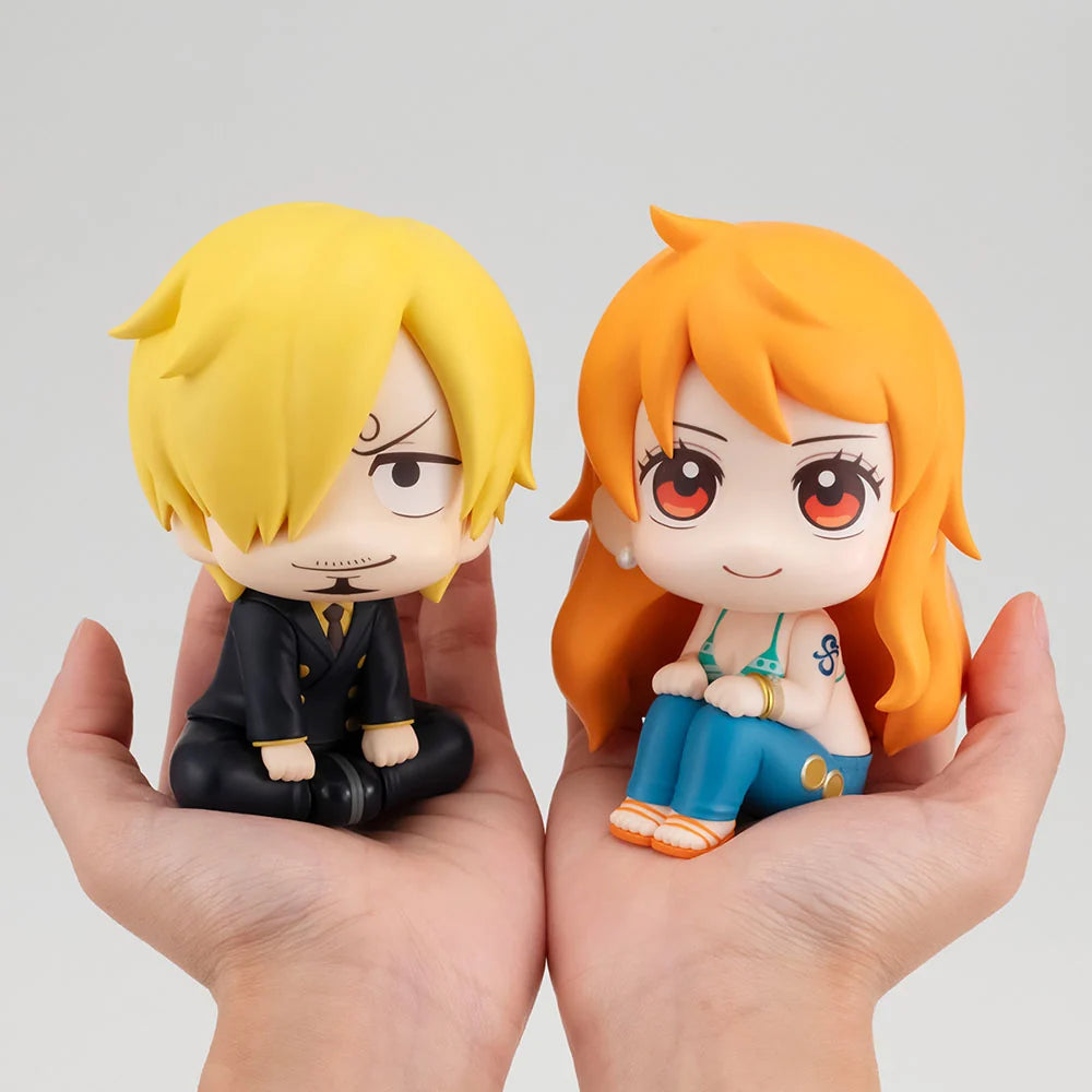 One Piece - Sanji & Nami Set [with Cloche & Orange] Look Up Mini Figure Megahouse